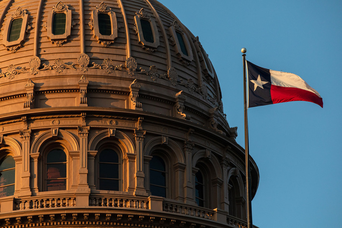 The Texas State Capitol is seen on September 20, 2021, in Austin, Texas.