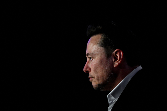 X CEO Elon Musk attends a symposium on 'Antisemitism Online' during the European Jewish Association conference in Krakow, on Jan. 22, 2024.
