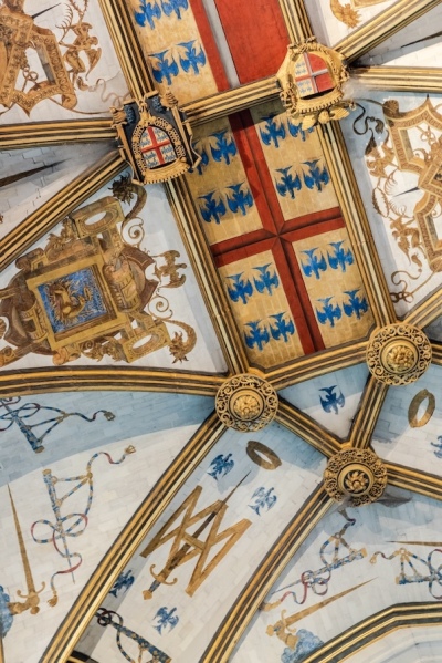 Inside the National Renaissance Museum, which is housed in a 16th century Renaissance chateau.