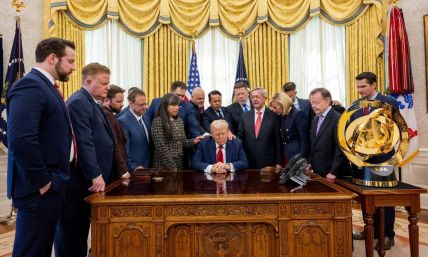 Evangelical leaders pray over Trump in Oval Office: 'Faith is more important than ever before'