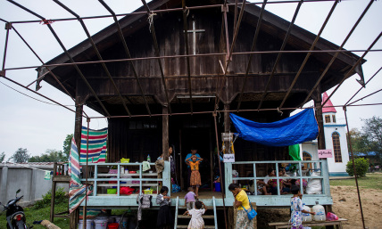 Military sets fire to cathedral amid increasing attacks on Christians in Myanmar