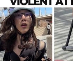Asian man named 'Alyssa' attacks conservative group TPUSA with bike lock 