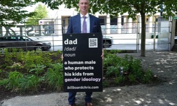 Canadian dad fined ahead of 'litmus test' free speech hearing in Australia