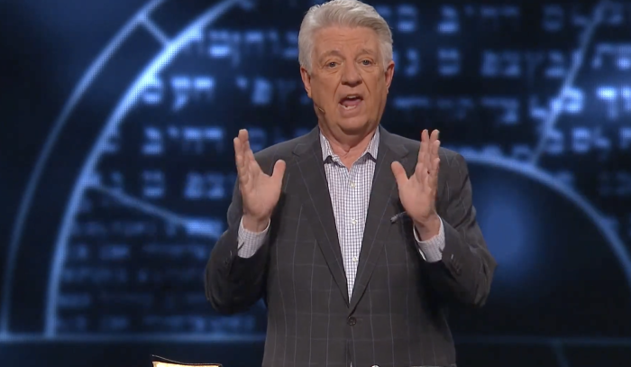 Jack Graham preaches at Prestonwood Baptist Church in Plano, Texas, on Feb. 13, 2022.