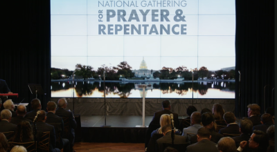 Several members of Congress joined Evangelical leaders at the Museum of the Bible in Washington, D.C. the morning of Feb. 1, 2023 for the National Gathering for Prayer and Repentance, asking for God's forgiveness for the many ways the country has strayed from His will.